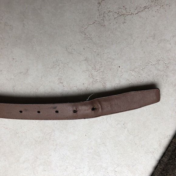 Roundtree & Yorke (2) 1 Black 1 Brown Full Grain Cowhide Dress Belt Men's 48/120 - Picture 9 of 16